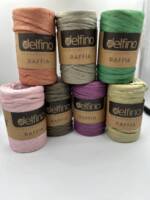 RAFFIA Νήμα Πλεξίματος 100% Paper / 100% Χαρτί 240m 150gr - Image 4
